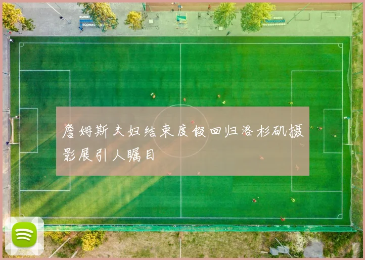 詹姆斯夫妇结束度假回归洛杉矶摄影展引人瞩目