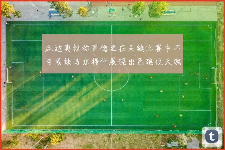 瓜迪奥拉称罗德里在关键比赛中不可或缺马尔穆什展现出色跑位天赋